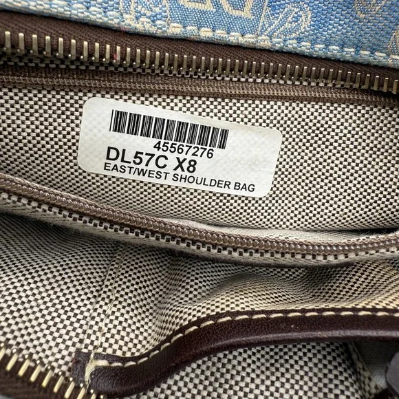 Dooney & Bourke Shoulder Bag Womens Monogram DL57C X8 Pouch Wallet Set Purse - Picture 14 of 16